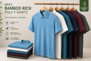Men Bamboo Rich Polo T-Shirt | Soft & Breathable | 200 GSM