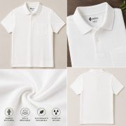 Men Bamboo Rich Polo T-Shirt | Soft & Breathable | 200 GSM - Image 2