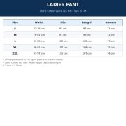 Ladies Striped Cotton-Rich Knit Pants - Image 2