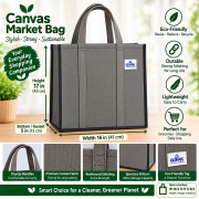 High-Quality Canvas Market Bag- 01