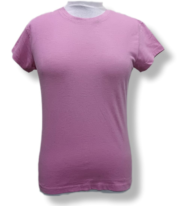 Ladies Cotton-Rich V-Neck Short Sleeve Top - Image 3