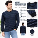 Men’s Stripe T- Shirt Long Sleeve