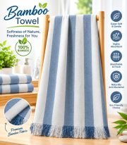 Bamboo Plain Broad Stripper Towel - Image 18
