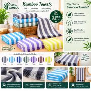 Bamboo Plain Broad Stripper Towel