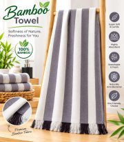 Bamboo Plain Broad Stripper Towel - Image 13