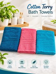 100% Cotton Terry Towels 70 X 150 Cm - Image 6