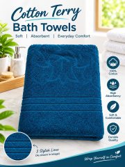 100% Cotton Terry Towels 70 X 150 Cm - Image 9