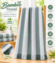 Bamboo Plain Broad Stripper Towel - Image 16