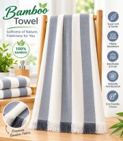 Bamboo Plain Broad Stripper Towel - Image 14