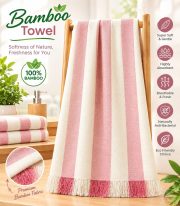 Bamboo Plain Broad Stripper Towel - Image 15