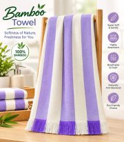 Bamboo Plain Broad Stripper Towel - Image 11