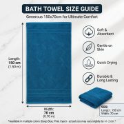 100% Cotton Terry Towels 70 X 150 Cm - Image 10