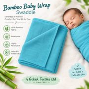 100% Bamboo Baby Wrap Swaddle – Ultra Soft & Gentle - Image 6