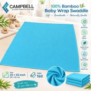 100% Bamboo Baby Wrap Swaddle – Ultra Soft & Gentle - Image 4