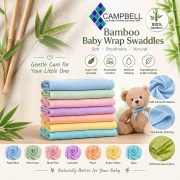 100% Bamboo Baby Wrap Swaddle – Ultra Soft & Gentle