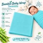 100% Bamboo Baby Wrap Swaddle – Ultra Soft & Gentle - Image 2