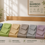 100% Bamboo Bed Sheet with Pillow Cover