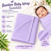 100% Bamboo Baby Wrap Swaddle – Ultra Soft & Gentle - Image 10