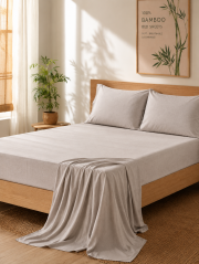 100% Bamboo Bed Sheet with Pillow Cover - Image 5