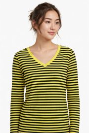 Women's Striper Cotton Top& Bottom Sets - Image 5