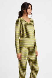 Women's Striper Cotton Top& Bottom Sets - Image 7