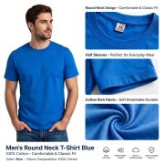 Men's  Cotton Round Neck T-Shirt - Image 15