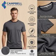 Men's  Cotton Round Neck T-Shirt - Image 4