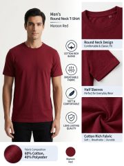 Men's  Cotton Round Neck T-Shirt - Image 11