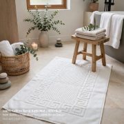 Premium 100% Cotton Terry Bath Mat –Soft, Absorbent & Durable - Image 5