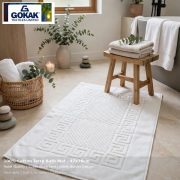 Premium 100% Cotton Terry Bath Mat –Soft, Absorbent & Durable - Image 3