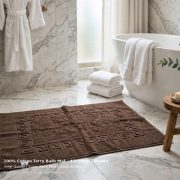 Premium 100% Cotton Terry Bath Mat –Soft, Absorbent & Durable - Image 8