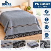 PC Woven Blankets-65% Cotton & 35% Polyester. - Image 4