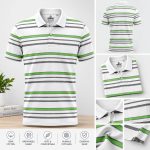 Men’s Stripe Polo T- Shirt
