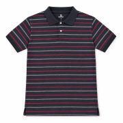 Men’s Stripe Polo T- Shirt - Image 4