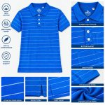 Men’s Stripe Polo T- Shirt