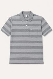 Men's 100% Cotton Striped Polo T-Shirt - Image 4