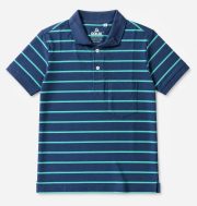 Men’s Stripe Polo T- Shirt - Image 4