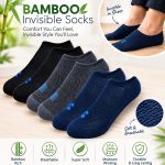 100% Bamboo Invisible Socks